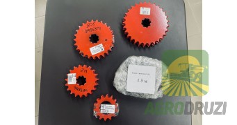 Зірочки для зміни обертів на MASSEY FERGUSON