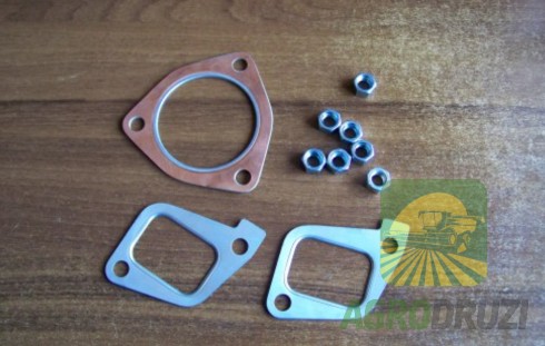 Комплект прокладок під колектор + гайки двигун Perkins 4.236 0576051