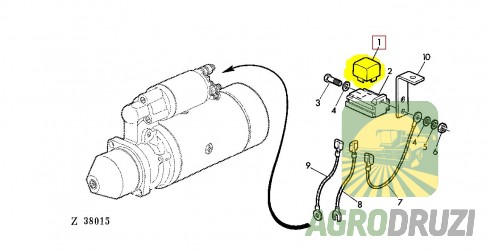 Реле електрообладнання John Deere Bosch (Germany) AZ26996