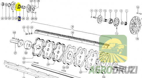 Підшипник роликовий JHB 55x100x21mm Claas 215492