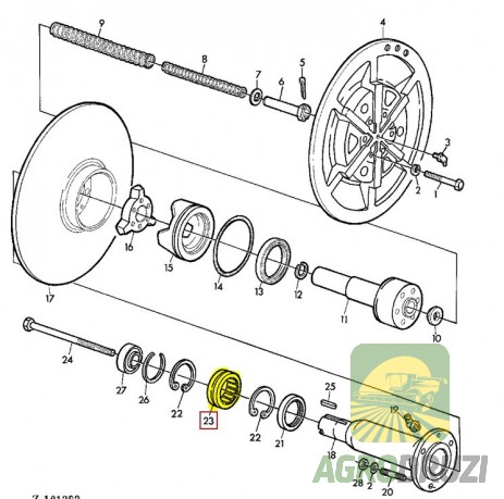 Підшипник голковий JD9913