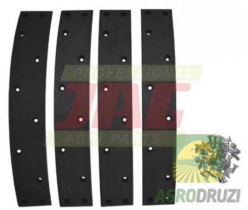 Гальмівні накладки (4шт.) + заклепки 40x250mm Claas 631866