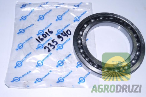 Підшипник варіатора барабана 16016 ZVL (80x125x14) CLAAS 235940