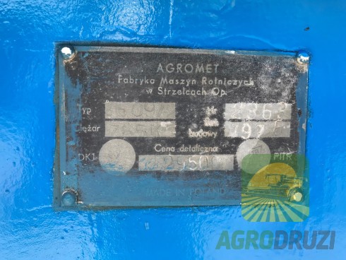 Картоплекопач КТН двохрядковий причіпний Agromet Z609