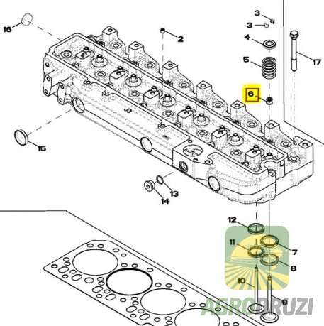 Сальник клапана Bepco John Deere RE31617