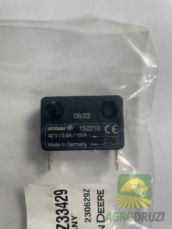 Датчик сигналізатор (соленоїд) AZ33429 John Deere Original