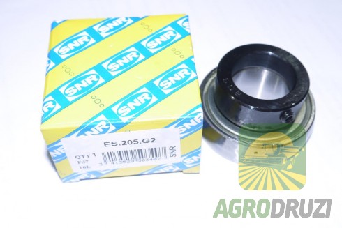 Підшипник вставний (з отворами для змащування) ES205 SNR