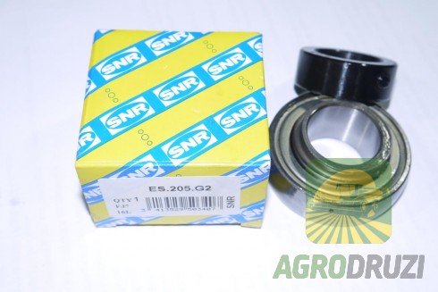 Підшипник вставний (з отворами для змащування) ES205 SNR