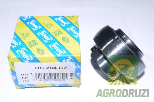 Підшипник вставний UC204 SNR