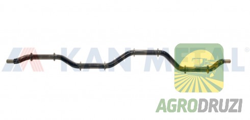 Вал соломотрясів Kan Metal d=28mm L=1197mm на 4 клавіші Sampo, MF SR680628