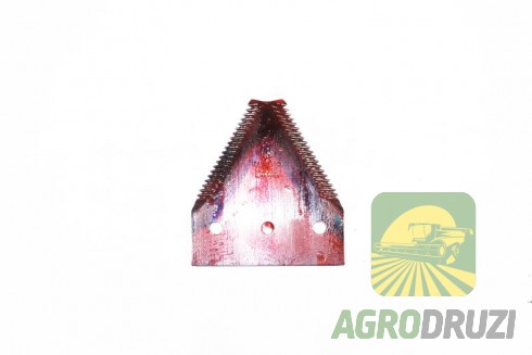 Сегмент ножа жатки GERMANY Rasspe грубонасічений CLAAS 611203