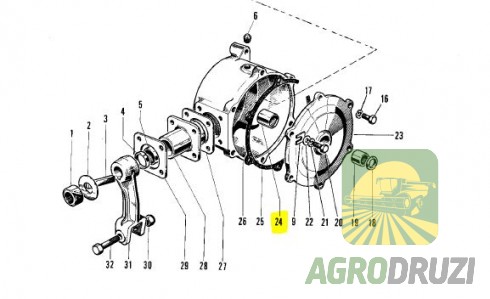 Голковий підшипник (напівзакритий) 834294M1 IKO (JAPAN)