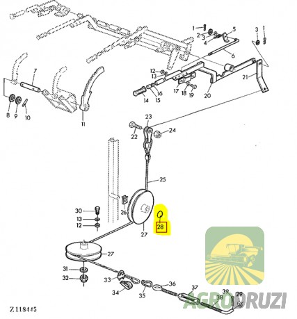 Захист John Deere Original AZ24045