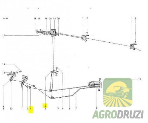 Направляюча втулка шнурка металева (аналог) 0361.08.00.00