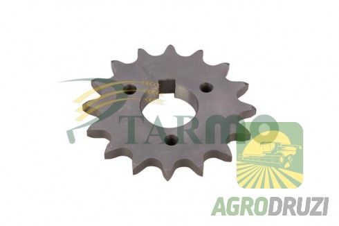Зірочка Z16 на 3 отвори з різьбою крок 19.05мм John Deere Z11699