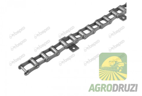 Ланцюг похилої камери зміцнений S55 (вуха через 5 ланок) крок 41.4мм