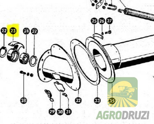 Кронштейн (якір) вигрузки зерна CLAAS 705811