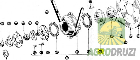 Корпус зчеплення d=35mm CLAAS 779711