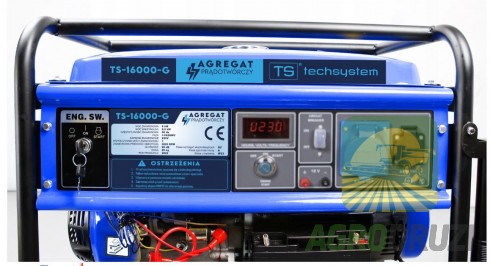 Генератор бензин/газ 6500W Techsystem Thunder (мідна обмотка)
