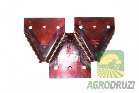 Сегмент ножа жатки GERMANY Rasspe грубонасічений CLAAS 611203