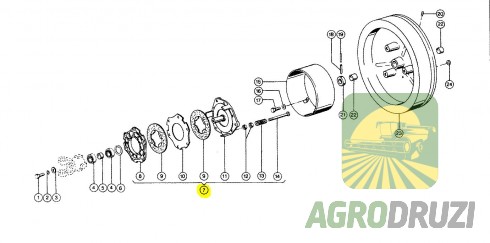 Муфта фракційна комплектна 808228