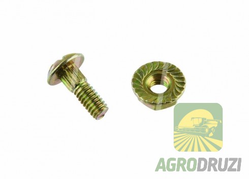 Болт сегмента M5.5x16mm з гайкою (під викрутку) уп. 50шт