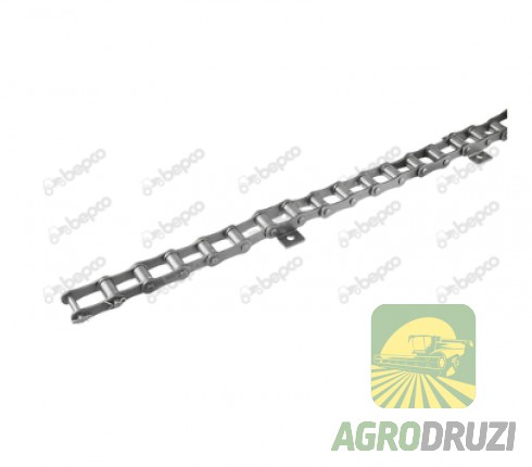 Ланцюг похилої камери зміцнений S55 (вуха через 7 ланки) крок 41.4мм