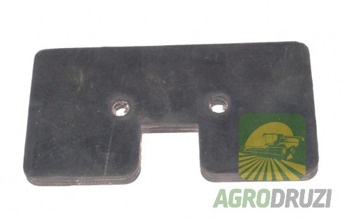 Лопатка гумова скребок елеватора (отвір 6мм) John Deere Z20781
