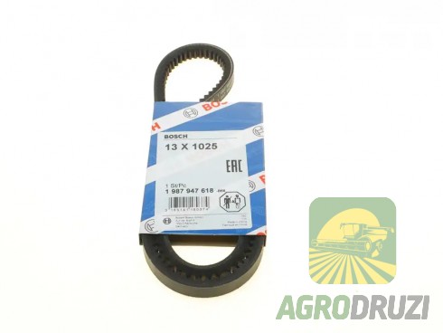 Ремінь 13x1025 з охолодженням Bosch 1987947618