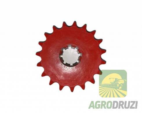 Зірочка барабана подвійна Z19 Massey Ferguson 414851M1