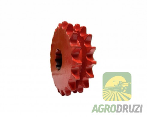 Зірочка барабана подвійна Z19 Massey Ferguson 414851M1