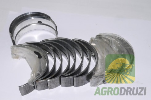 Вкладиші корінні Bepco (перший ремонт) John Deere двигун 6359D, 6359T, 6076A AT21110(X6)+AR81788(X1)