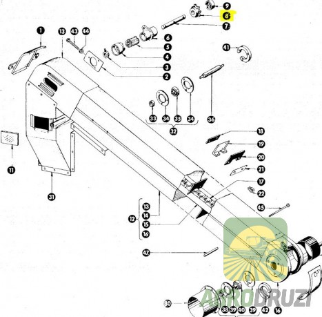 Зірочка елеватора Z7 d=26mm (AGV) CLAAS 503030