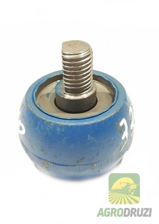 Ролик підтримуючий залізний малий (яйце) з короткою оською 5644/33-002