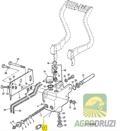 Датчик гальмування Bepco John Deere 187-3 AL17696