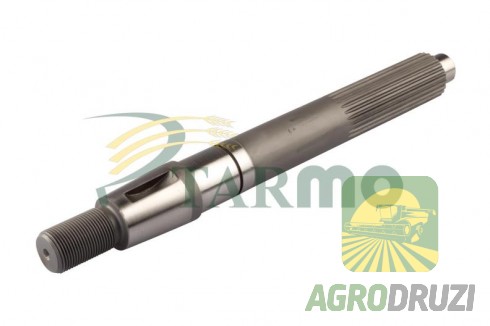 Вал ходової (Tarmo) (вал комприводу) L=390mm 24 шліци John Deere Z35607