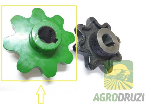 Зірочка елеватора Z8 fi25 (точена) John Deere Z10997, Z10032