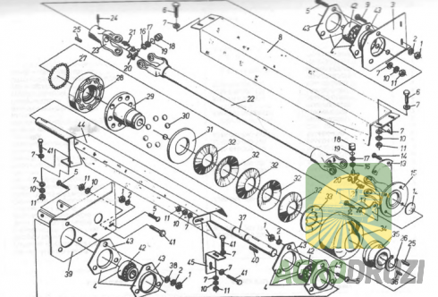 Вал найдовший Anna 5644/30-021