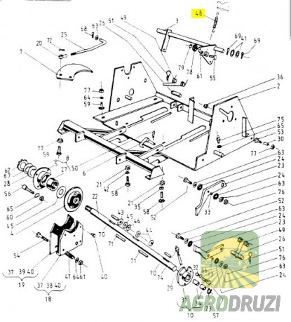 Пружина валу натягу шпагата 089-000976-5.514 (Аналог)
