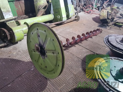 Б/В Спіраль шнека з шківом Claas (довж. = 1400 мм / D = 110 мм / d = 35 / ліва) №11