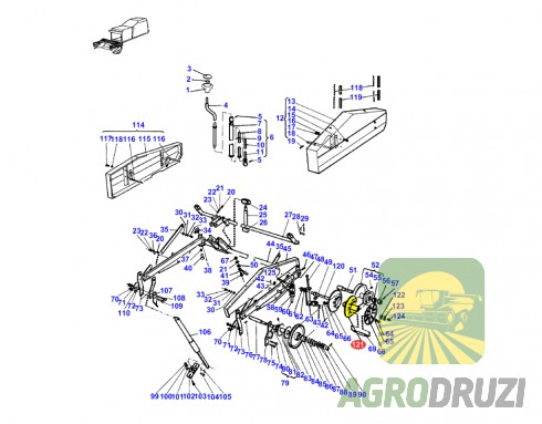Тарілка варіатора мотовила SR634934
