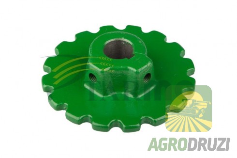 Зірочка приводу елеваторів Tarmo Z16 fi25 John Deere Z10117
