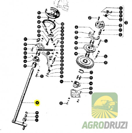 Вал вязальних апаратів CLAAS 811848