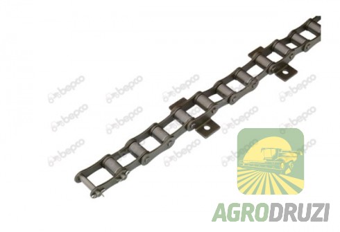 Ланцюг похилої камери зміцнений S55 (вуха через 3 ланки) крок 41.4мм
