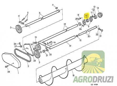 Підшипник вставний дюймовий ES205 (22.22x52mm) SNR