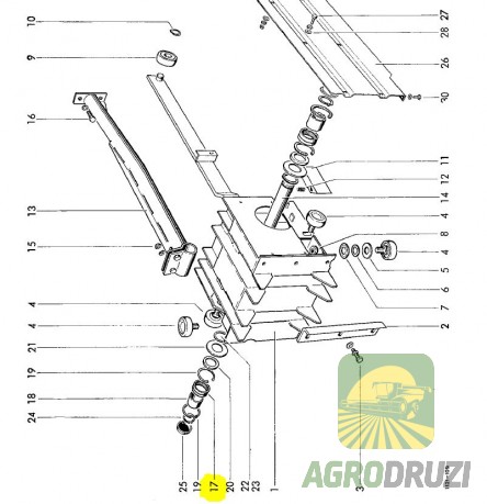 Підшипник валу поршня Welger AP 52 RNA 4908 CX/IBB