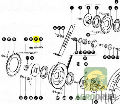 З'єднувальна ланка ланцюга S32 CLAAS 801493
