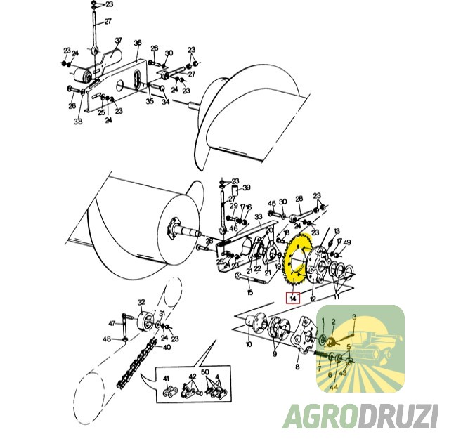 Зірочка Z23 New Holland 89819938 | Ціна 0.00 грн, Під замовлення Зірочка Z23 New Holland 89819938 | Ціна 0.00 грн, Під замовлення