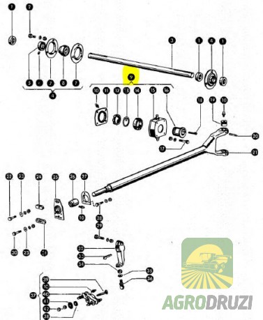 Корпус приводу коси жатки в зборі (JAG) CLAAS 610368