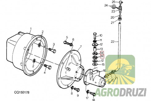 Ізолятор подушка John Deere Original P46413H